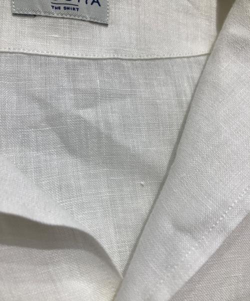 Bagutta（バグッタ）Bagutta (バグッタ) リネン半袖シャツ ホワイト サイズ:XSの古着・服飾アイテム