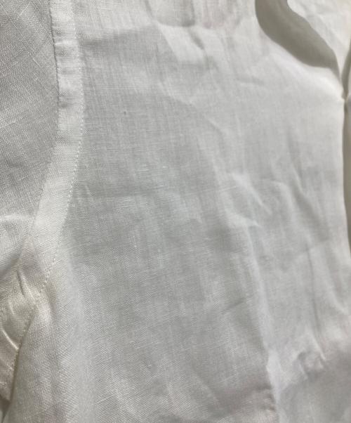Bagutta（バグッタ）Bagutta (バグッタ) リネン半袖シャツ ホワイト サイズ:XSの古着・服飾アイテム
