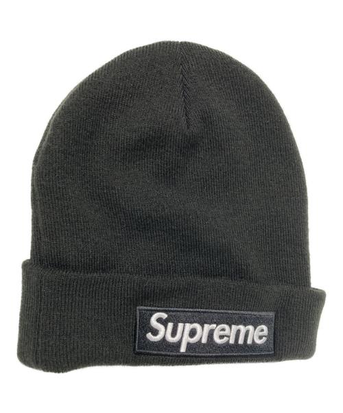 SUPREME（シュプリーム）Supreme (シュプリーム) New Era (ニューエラ) ニット帽 ブラックの古着・服飾アイテム