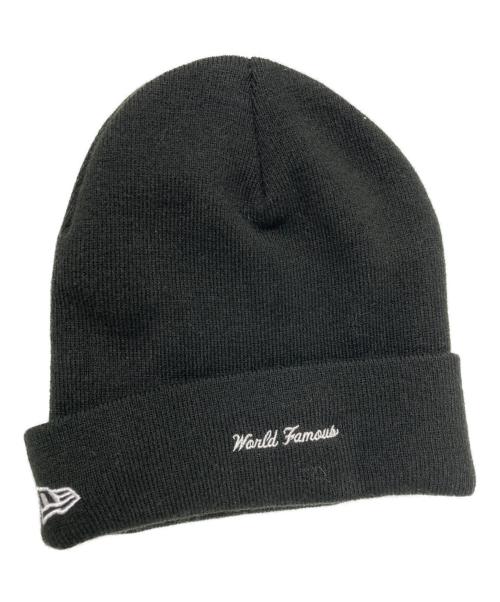 SUPREME（シュプリーム）Supreme (シュプリーム) New Era (ニューエラ) ニット帽 ブラックの古着・服飾アイテム