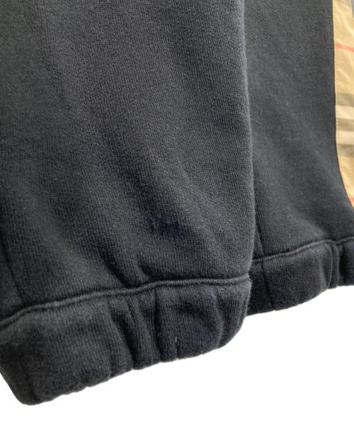 BURBERRY（バーバリー）BURBERRY (バーバリー) ヴィンテージチェックパネル×ロゴ スウェットパンツ ブラック サイズ:XXSの古着・服飾アイテム