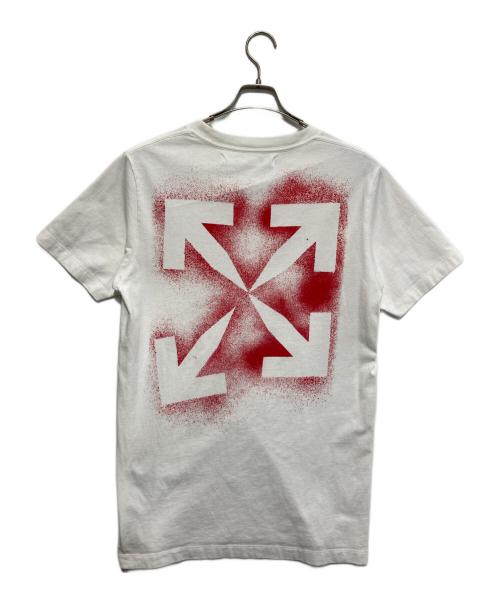 OFFWHITE（オフホワイト）OFFWHITE (オフホワイト) STENCIL S/S SLIM TEE ホワイト サイズ:Mの古着・服飾アイテム