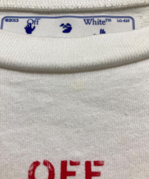 OFFWHITE（オフホワイト）OFFWHITE (オフホワイト) STENCIL S/S SLIM TEE ホワイト サイズ:Mの古着・服飾アイテム