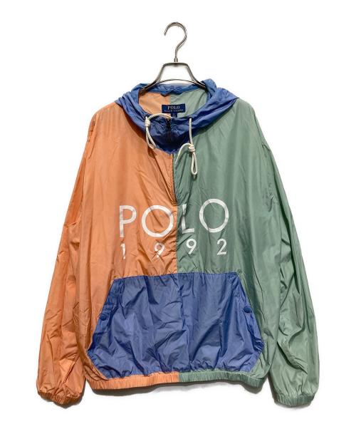 POLO RALPH LAUREN（ポロ・ラルフローレン）POLO RALPH LAUREN (ポロ・ラルフローレン) 1992アノラックパーカー マルチカラー サイズ:Lの古着・服飾アイテム