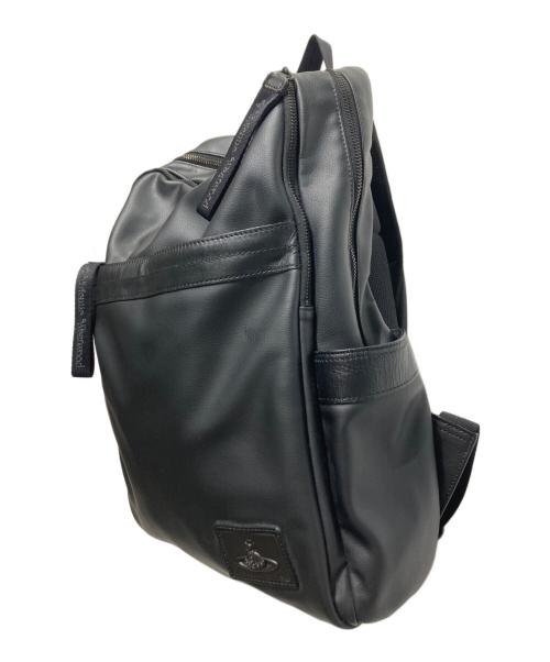 Vivienne Westwood（ヴィヴィアンウエストウッド）Vivienne Westwood (ヴィヴィアンウエストウッド) オーブプレートバックパック ブラック サイズ:不明の古着・服飾アイテム