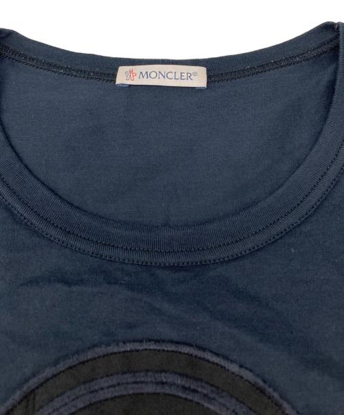 MONCLER（モンクレール）MONCLER (モンクレール) T-SHIRT GIROCOLLO ブラック サイズ:Mの古着・服飾アイテム