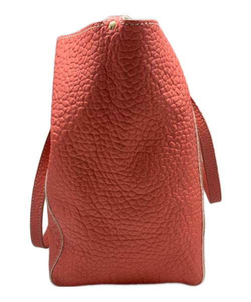 BURBERRY（バーバリー）BURBERRY (バーバリー) トートバッグ エンボスチェック ポーチ付 レザー ピンク サイズ:不明の古着・服飾アイテム