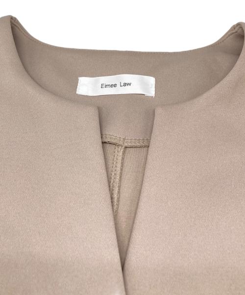 eimee law（エイミーロウ）Eimee Law (エイミーロウ) タックプリーツジレ カーキ サイズ:38の古着・服飾アイテム