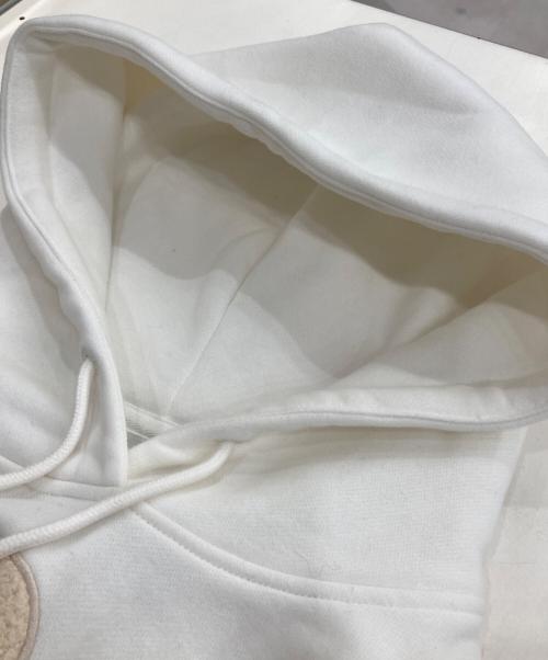 UGG（アグ）UGG (アグ) Rey UGGfluff Logo Hoodie ホワイト サイズ:S 未使用品の古着・服飾アイテム