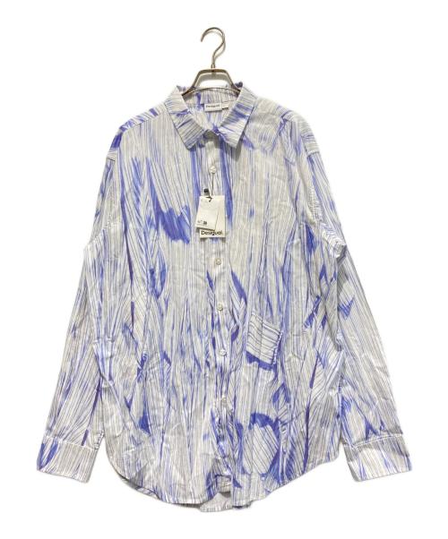 Desigual（デシグアル）Desigual (デシグアル) 25SS柄シャツ スカイブルー サイズ:Lの古着・服飾アイテム