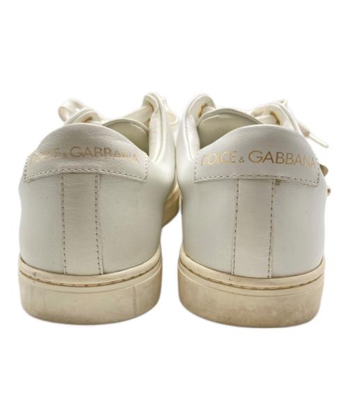 DOLCE & GABBANA（ドルチェ＆ガッバーナ）DOLCE & GABBANA (ドルチェ＆ガッバーナ) スニーカー ホワイト サイズ:36 1/2の古着・服飾アイテム