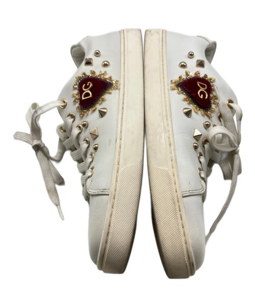 DOLCE & GABBANA（ドルチェ＆ガッバーナ）DOLCE & GABBANA (ドルチェ＆ガッバーナ) スニーカー ホワイト サイズ:36 1/2の古着・服飾アイテム