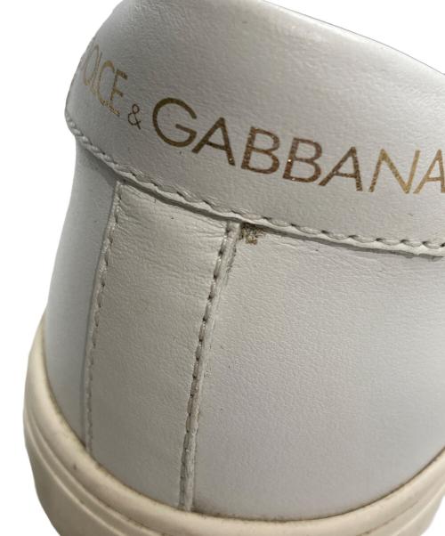 DOLCE & GABBANA（ドルチェ＆ガッバーナ）DOLCE & GABBANA (ドルチェ＆ガッバーナ) スニーカー ホワイト サイズ:36 1/2の古着・服飾アイテム
