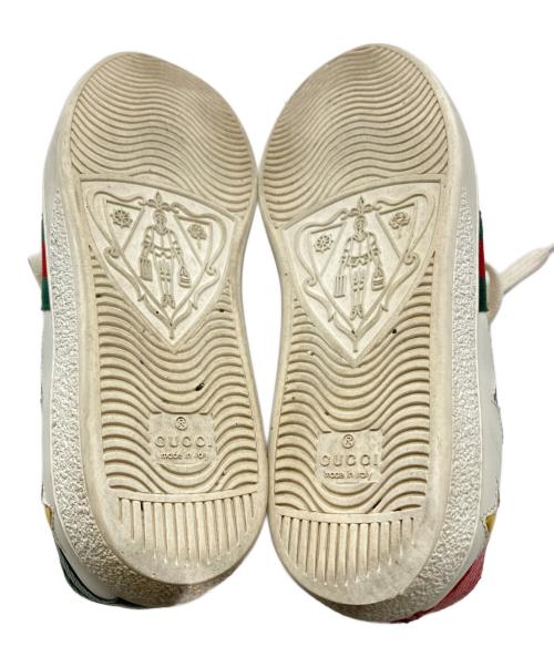 GUCCI（グッチ）GUCCI (グッチ) エース エンブロイダリー スニーカー ホワイト サイズ:36 1/2の古着・服飾アイテム