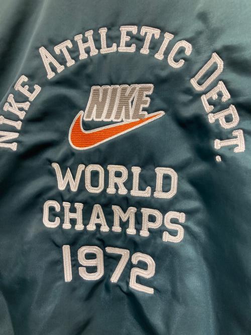 NIKE（ナイキ）NIKE (ナイキ) SATIN DUGOUT JKT オリーブ サイズ:sの古着・服飾アイテム