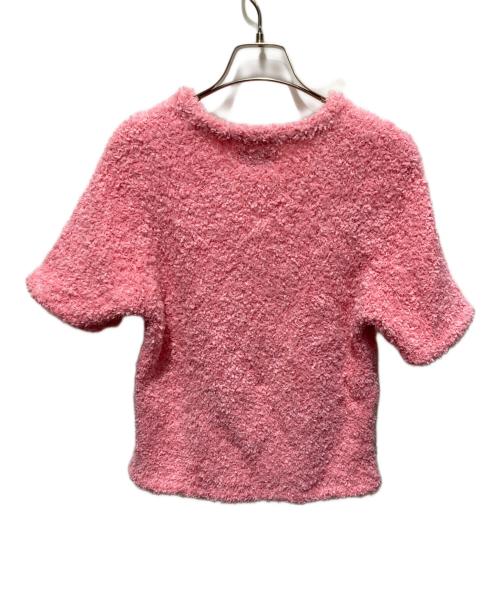 ELLIE（エリー）ELLIE (エリー) 半袖ニット ピンク サイズ:FREEの古着・服飾アイテム