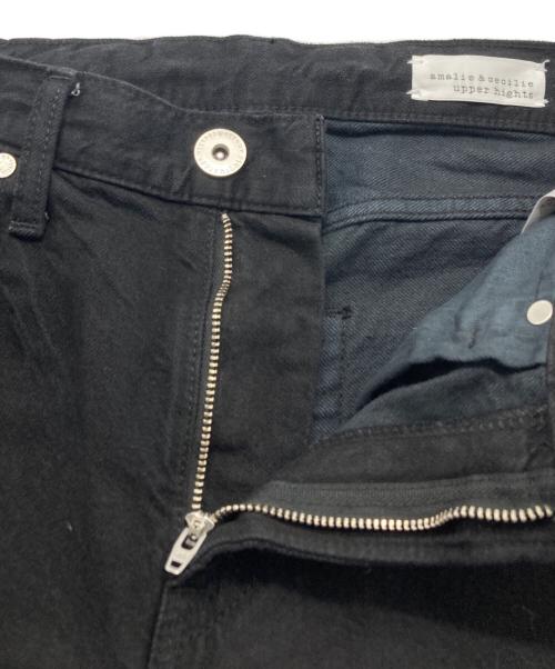 upper hights（アッパーハイツ）upper hights (アッパーハイツ) デニムパンツ ブラック サイズ:23の古着・服飾アイテム
