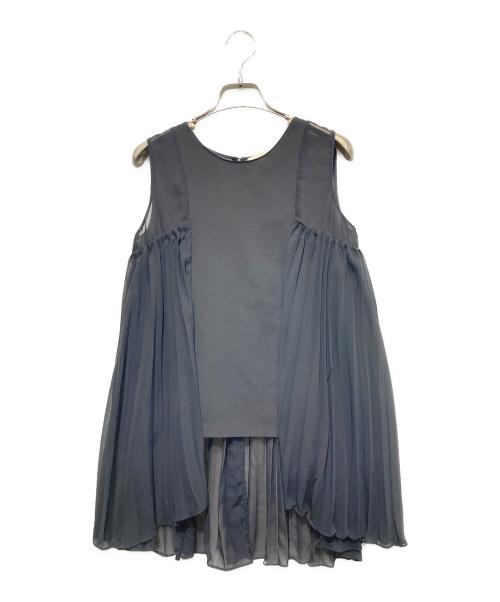 ERIN（エリン）ERIN (エリン) ノースリーブブラウス ブラック サイズ:2の古着・服飾アイテム
