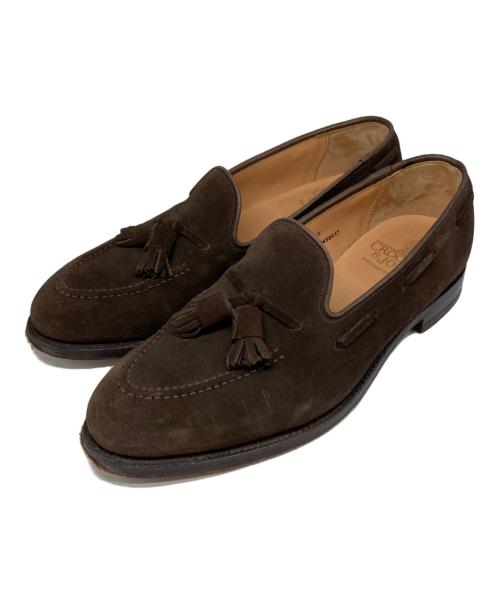Crockett & Jones（クロケット＆ジョーンズ）Crockett & Jones (クロケット＆ジョーンズ) タッセルローファー ブラウン サイズ:6の古着・服飾アイテム