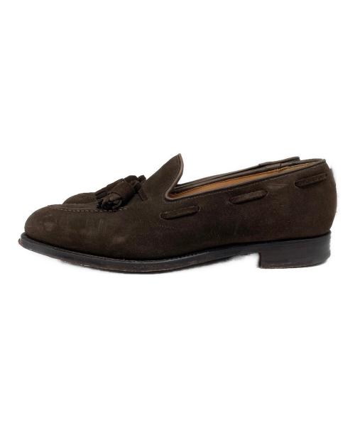 Crockett & Jones（クロケット＆ジョーンズ）Crockett & Jones (クロケット＆ジョーンズ) タッセルローファー ブラウン サイズ:6の古着・服飾アイテム