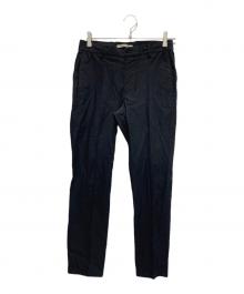 giab's ARCHIVIO（ジャブス アルキヴィオ）の古着「MASACCIO/M1 VERTICAL STRETCH SUEDE スエードタッチ ストレッチパンツ」｜ブラック