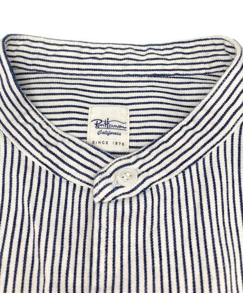 Ron Herman（ロンハーマン）Ron Herman (ロンハーマン) ストライプシャツ スカイブルー サイズ:Sの古着・服飾アイテム