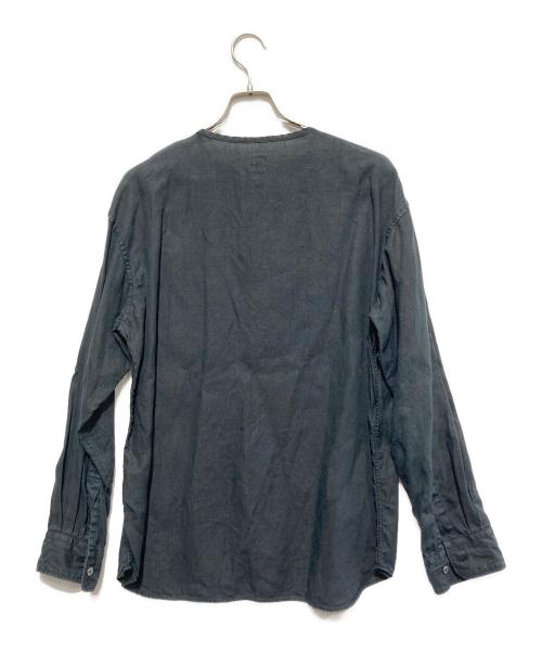 Ron Herman（ロンハーマン）Ron Herman (ロンハーマン) Traceability Hemp Collarless Shirt ブラック サイズ:Sの古着・服飾アイテム