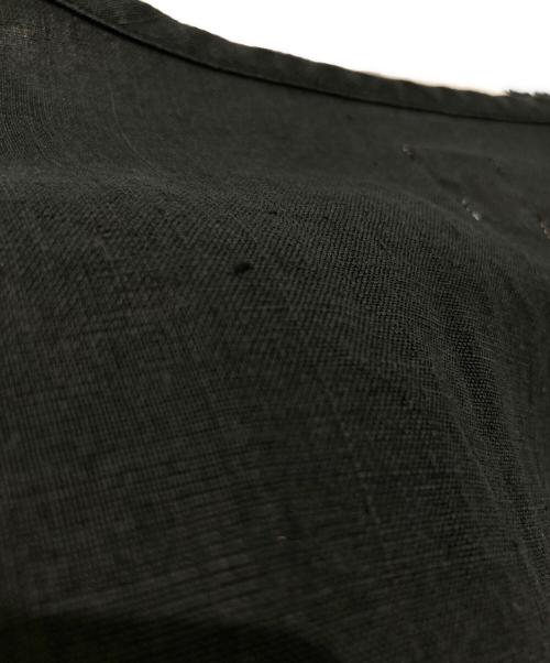 Ron Herman（ロンハーマン）Ron Herman (ロンハーマン) Traceability Hemp Collarless Shirt ブラック サイズ:Sの古着・服飾アイテム