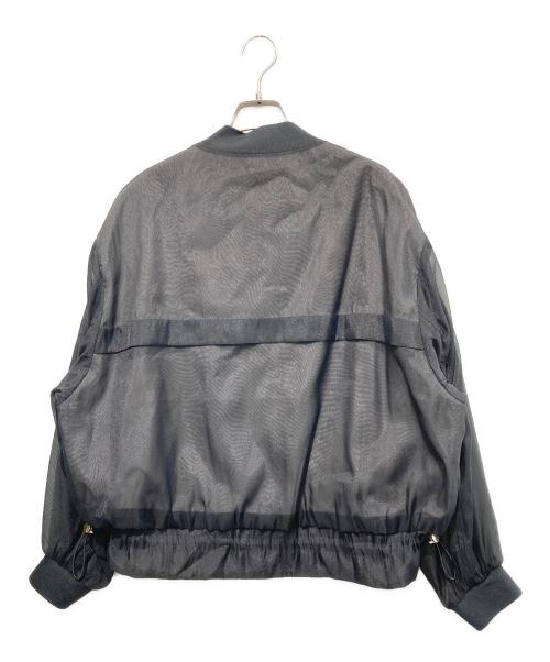 Radiate（ラディエイト）Radiate (ラディエイト) シアーMA-1ブルゾン ブラック サイズ:9 未使用品の古着・服飾アイテム
