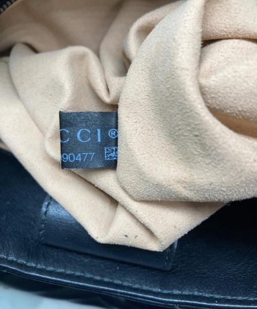 GUCCI（グッチ）GUCCI (グッチ) GGマーモント チェーントートバッグ ブラックの古着・服飾アイテム