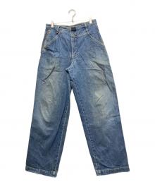 MARITHE+FRANCOIS GIRBAUD（マリテフランソワジルボー）の古着「デニムパンツ」｜ネイビー