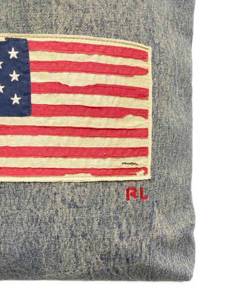 POLO RALPH LAUREN（ポロ・ラルフローレン）POLO RALPH LAUREN (ポロ・ラルフローレン) デニムトートバッグ インディゴの古着・服飾アイテム