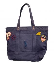 POLO RALPH LAUREN（ポロ・ラルフローレン）の古着「トートバッグ」｜ネイビー