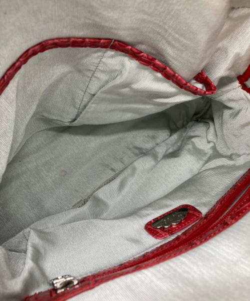 muta（ムータ）muta (ムータ) 型押し8バッグ レッドの古着・服飾アイテム