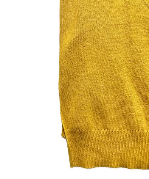 L'appartement（アパルトモン）L'Appartement (アパルトモン) アンサンブルコットンシルクVネックカーディガン イエロー サイズ:不明の古着・服飾アイテム