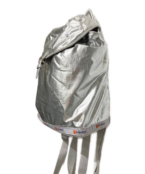 LeSportsac（レスポートサック）LeSportsac (レスポートサック) PUFFY BACKPACK シルバーの古着・服飾アイテム