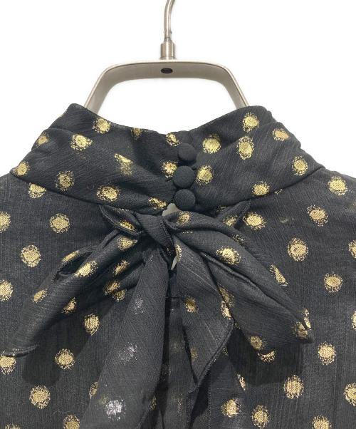 Lily Brown（リリーブラウン）Lily Brown (リリーブラウン) シフォンフリルセットアップ ブラック サイズ:FREE 未使用品の古着・服飾アイテム