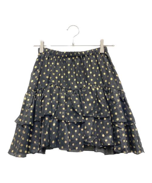 Lily Brown（リリーブラウン）Lily Brown (リリーブラウン) シフォンフリルセットアップ ブラック サイズ:FREE 未使用品の古着・服飾アイテム