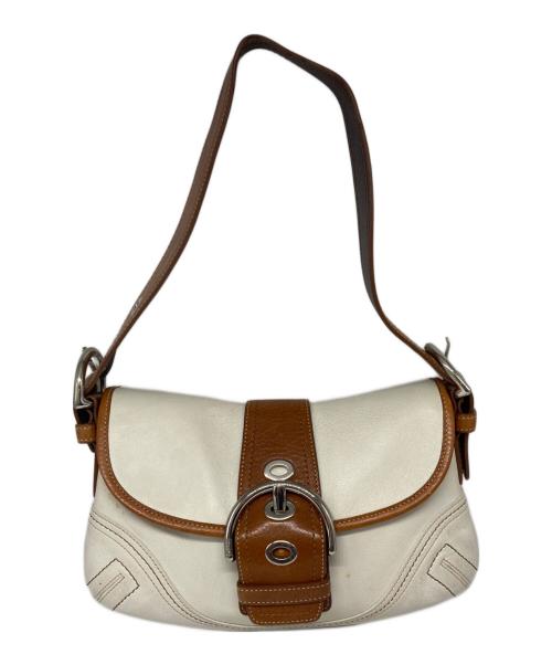 COACH（コーチ）COACH (コーチ) ハンドバッグ ホワイトの古着・服飾アイテム