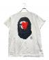 EMOTIONALLY UNAVAILABLE（エモーショナリー・アンアベイラブル）の古着「EU BAPE FACE SS TEE」｜ホワイト