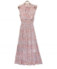 Snidel（スナイデル）の古着「Sustainable20周年プリントワンピース」｜ピンク