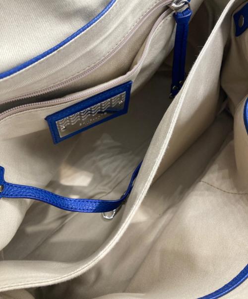 ZANELLATOWAY（ザネラート）ZANELLATOWAY (ザネラート) 2WAYショルダーバッグ ブルーの古着・服飾アイテム