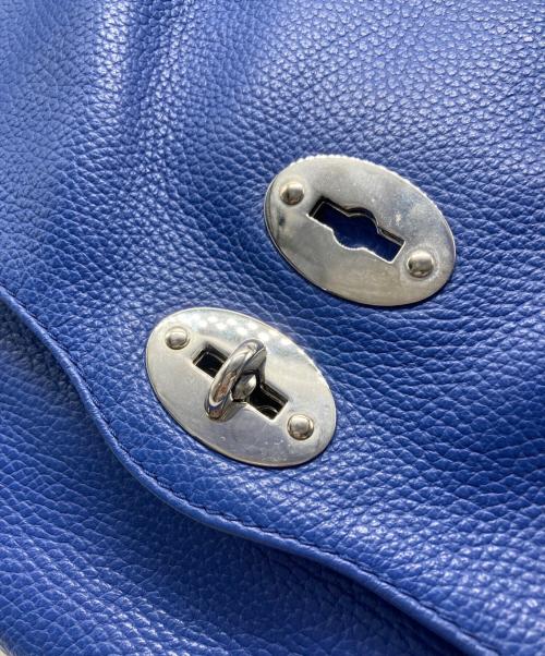 ZANELLATOWAY（ザネラート）ZANELLATOWAY (ザネラート) 2WAYショルダーバッグ ブルーの古着・服飾アイテム