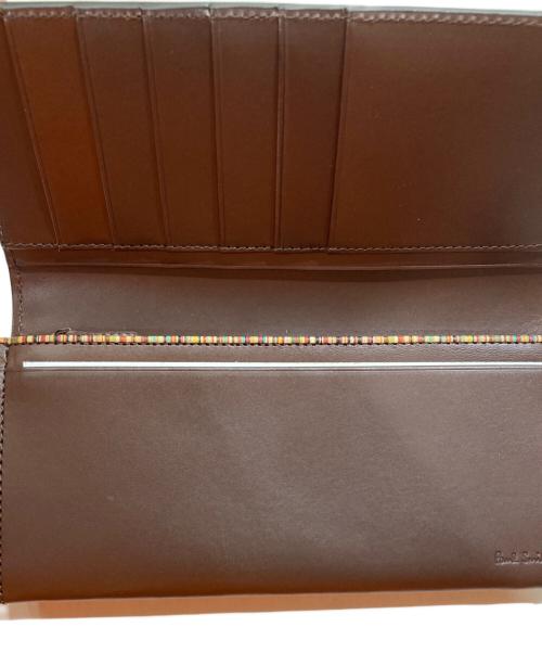 PAUL SMITH（ポールスミス）Paul Smith (ポールスミス) 長財布 ブラウンの古着・服飾アイテム