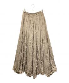 AP STUDIO（エーピーストゥディオ）の古着「マキシスカート」｜カーキ