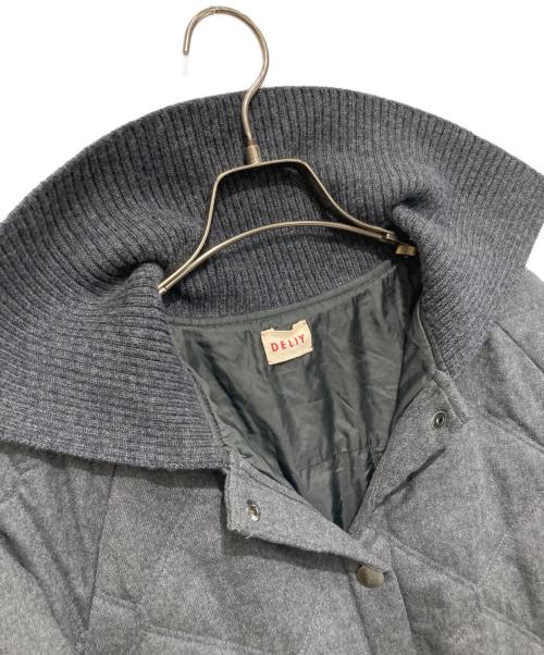 DELIY（デリー）DELIY (デリー) ウールブルゾン グレー サイズ:Freeの古着・服飾アイテム