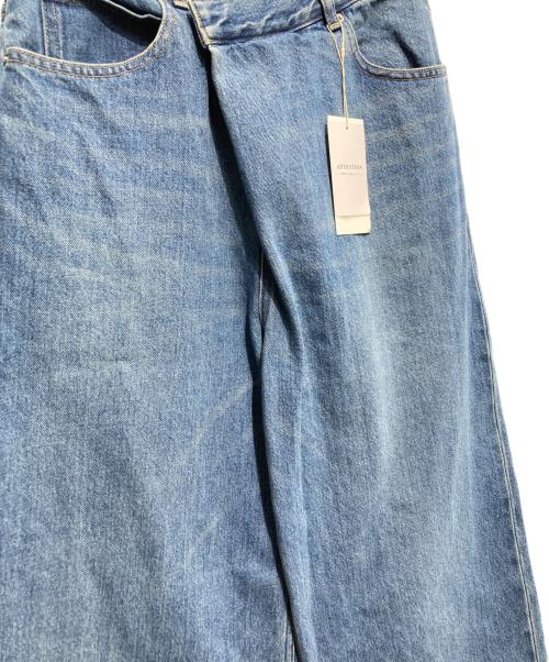 journal standard L'essage（ジャーナルスタンダード レサージュ）journal standard L'essage (ジャーナルスタンダード レサージュ) 12OZデニム5ポケットギャザーパンツ インディゴ サイズ:38 未使用品の古着・服飾アイテム
