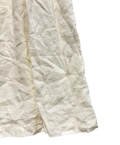 ARMEN（アーメン）ARMEN (アーメン) リネンノースリーブワンピース ホワイト サイズ:FREE 未使用品の古着・服飾アイテム