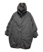 Lisiereリジェール）の古着「NYLON COCOON COAT」｜ブラック