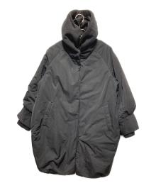 Lisiere（リジェール）の古着「NYLON COCOON COAT」｜ブラック